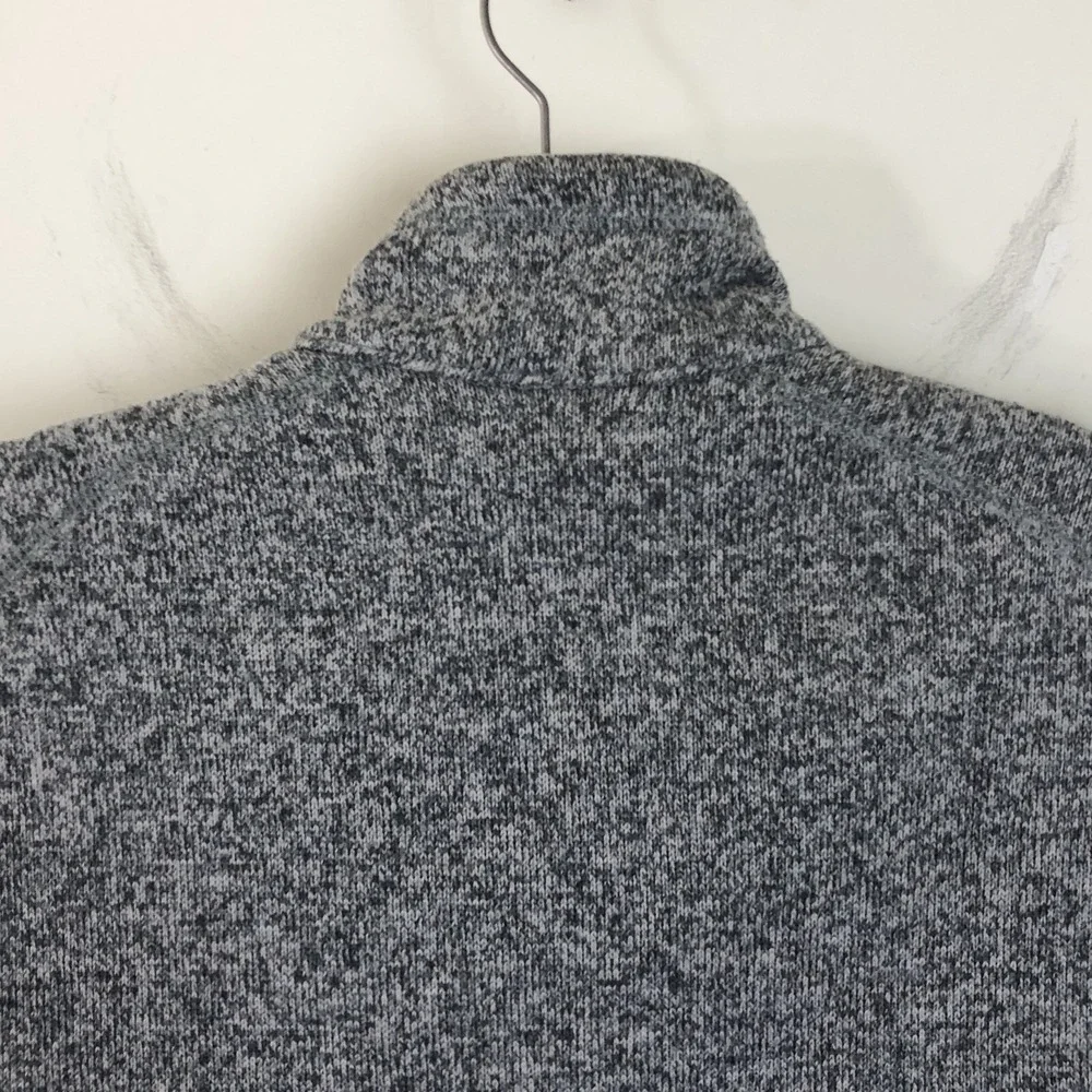 Patagonia Full-Zip Fleece Vest Men's Sz M Heather Gray Outdoor